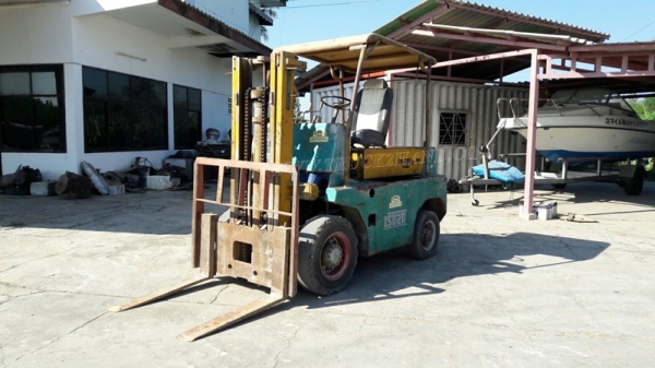 รถโฟล์คลิฟท์ KOMATSU รุ่น FG35-1 MODEL FG35-1 SERAIL 60156 รถโฟล์คลิฟท์ KOMATSU รุ่น FG35-1 MODEL FG35-1 SERAIL 60156