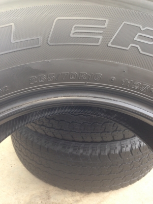 Bridgestone 265 70 r16 ปี 12-13 ราคา3800 T.061-9030026