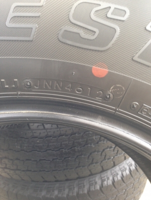 Bridgestone 265 70 r16 ปี 12-13 ราคา3800 T.061-9030026