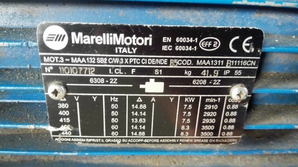 ** SOLD ** ปั้มน้ำหัวสแตนเลสอิตาลี่ LOWARA Made in ITALY 10 HP 380V สภาพสวยพร้อมใช้