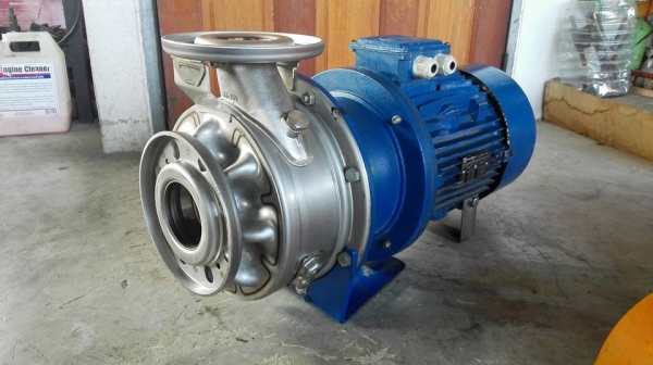 ** SOLD ** ปั้มน้ำหัวสแตนเลสอิตาลี่ LOWARA Made in ITALY 10 HP 380V สภาพสวยพร้อมใช้