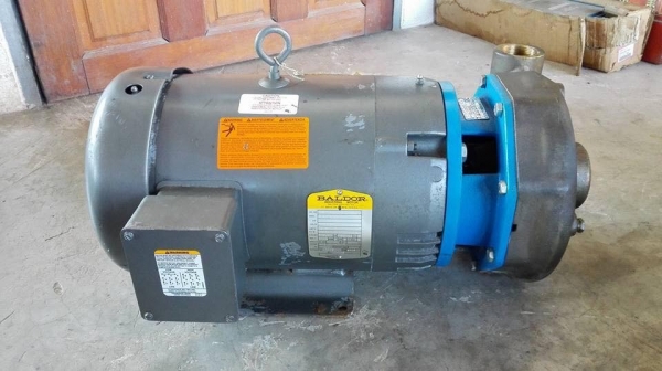 ** ของใหม่!! ** ปั้มน้ำหัวทองเหลืองเมกา Goulds Pumps Made in USA มอเตอร์ BALDOR 5 HP 380V
