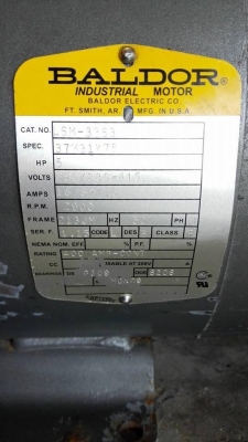 ** ของใหม่!! ** ปั้มน้ำหัวทองเหลืองเมกา Goulds Pumps Made in USA มอเตอร์ BALDOR 5 HP 380V