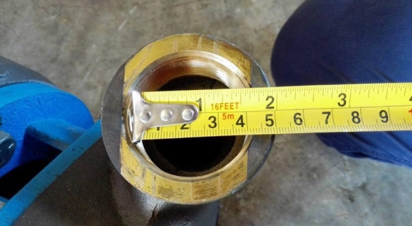 ** ของใหม่!! ** ปั้มน้ำหัวทองเหลืองเมกา Goulds Pumps Made in USA มอเตอร์ BALDOR 5 HP 380V