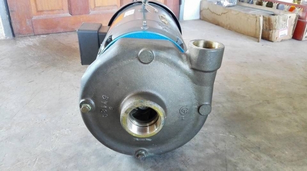 ** ของใหม่!! ** ปั้มน้ำหัวทองเหลืองเมกา Goulds Pumps Made in USA มอเตอร์ BALDOR 5 HP 380V