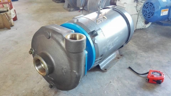 ** ของใหม่!! ** ปั้มน้ำหัวทองเหลืองเมกา Goulds Pumps Made in USA มอเตอร์ BALDOR 5 HP 380V