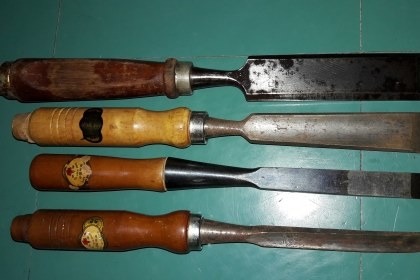 ขายสิ่วจีนชุด4ด้าม 4แบบ 4ขนาดงานเก่าๆๆมากๆๆ