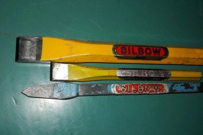 ขายเหล็กสกัดชุด3ด้าม SILBOW MADE IN ENGLAND.ใหม่เก่าเก็บ