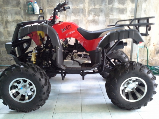 เอทีวี ATV PANTHER 150CC. เกียร์ออโต้ เดินหน้า-ถอยหลัง ดิสเบรคหน้า-หลัง ถังน้ำมันเหล็ก ล้อแม็กซ์ขอบ 10นิ้ว ยางดอกเต็ม เครื่องแน่น-เงียบ ระบบไฟติดครบ สภาพน้องๆ ป้ายแดง 089-4898436