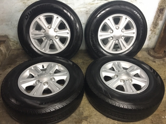 ล้อแม็กขอบ15 ป้ายแดง พร้อมยาง215-70-15 ISUZU D-MAX BLUEPOWER ล้อแม็กขอบ15 ป้ายแดง พร้อมยาง215-70-15 ISUZU D-MAX BLUEPOWER