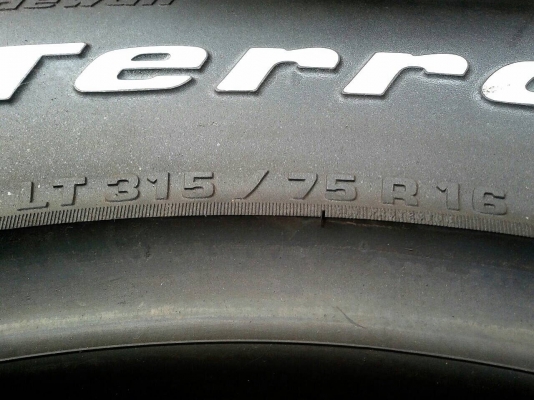 ขายยางใหม่ BF All 315/75/16 เส้นละ5500