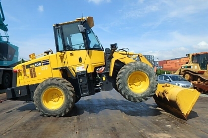 ขาย รถตักล้อยาง KOMATSU WA100-5 สวยแจ่ม ไร้ที่ติ นำเข้าจากญี่ปุ่น โทร.090-986-2521 อ๊อบ
