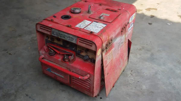 ตู้เชื่อม ปั่นไฟฟ้า110v. มือ2 ญี่ปุ่น เครื่องยนต์4จังหวะ สตาร์ทไฟฟ้า