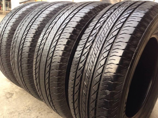 ยาง Bridgstone ep850 265-65-17 ปี 16 ครบชุด 4 เส้น 8500  สภาพสวยๆไม่บวมไม่กินข้าง ดอกยางเหลือเยอะเอาไปวิ่งกันใด้อีกยาวค่ะ