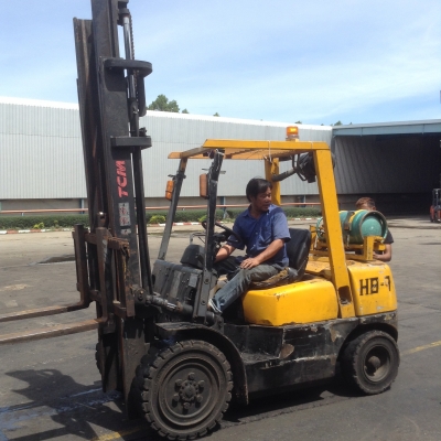 +++ ขายโฟล์คลิฟท์  T.C.M. FG30  ขนาด  3.0  ตัน  เครื่องยนต์เบนซิน  เสา  4  เมตร  เกียร์ออโตเมติค  ยางลมครับ