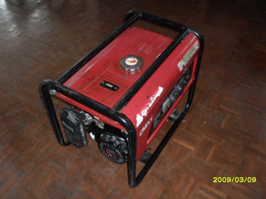 ขายเครื่องปั่นไฟฟ้า 3000 Watt  220 Vac 50Hz   ,12Vdc เบนซิล,แก็สโซฮอล