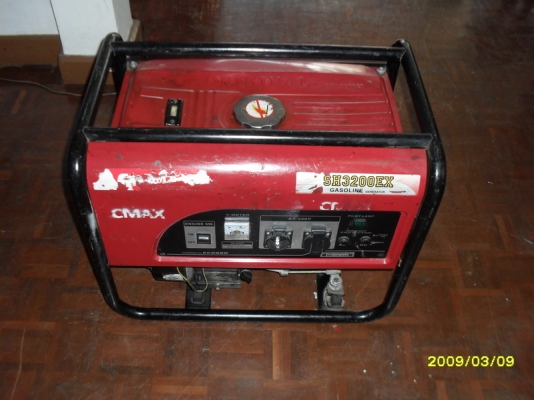 ขายเครื่องปั่นไฟฟ้า 3000 Watt  220 Vac 50Hz   ,12Vdc เบนซิล,แก็สโซฮอล