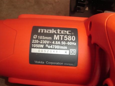 ขายเลื่อยวงเดือน 7 นิ้ว Maktec มือสอง ขายเลื่อยวงเดือน 7 นิ้ว Maktec มือสอง