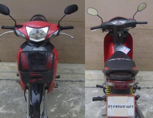 ขาย Honda Wave Z 100cc สีแดง ดำ จดทะเบียนปี49  พรบ.หมด ส.ค.56