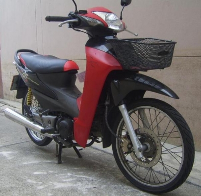 ขาย Honda Wave Z 100cc สีแดง ดำ จดทะเบียนปี49  พรบ.หมด ส.ค.56