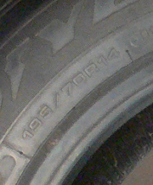 ขายยางใหม่ GOODYEAR DURAPLUS 195/70 R14 ปลายปี 2011