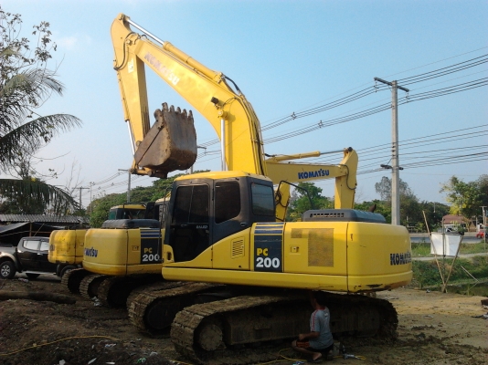 ขาย  KOMATSU  PC200-7  เอกสารชุดแจ้งจำหน่าย