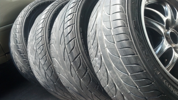 แม็กก้านยก สีคอมเมี่ยม งานยาชิโยดะ ขอบ 15 ห้ารูร้อยสิบสี่ พร้อมยางถูกๆ