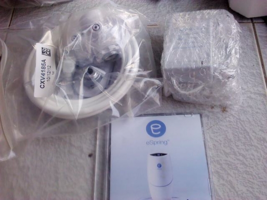 เครื่องใหม่กรองน้ำแอมเวย์eSpringยังไม่เคยใช้อุปกรณ์ครบมีใบรับประกัน15500