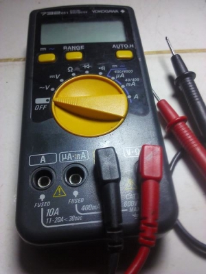 ใหม่มากมัลติมิเตอร์ แบบดิจิตอล yokogawa 732 มีระบบการทำงานให้เลือกเยอะมาก