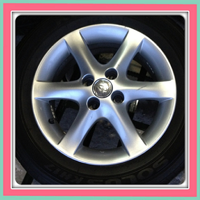 ขายแม็กเดิม Toyota Altis 6ก้าน4/100+ยาง ราคา 5500 บาทถูก