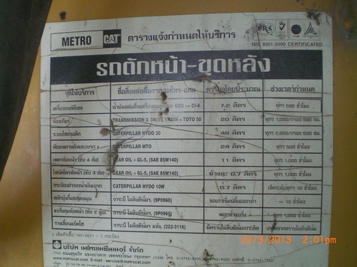 แบ็คโฮ ตักหน้าขุดหลัง CAT 422E  4WD เก่านอก