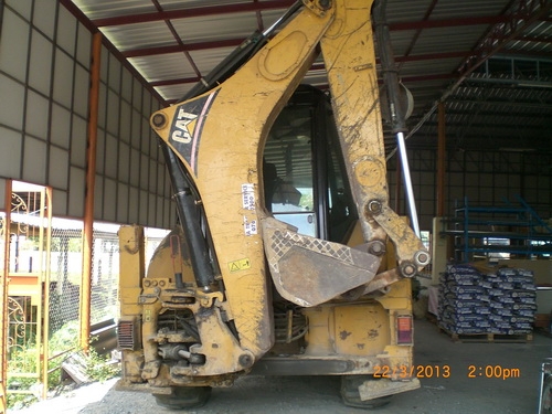 แบ็คโฮ ตักหน้าขุดหลัง CAT 422E  4WD เก่านอก