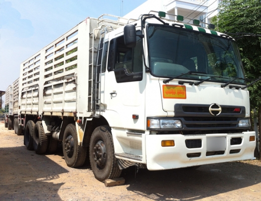 ฝากขาย HINO PROFIA รถพ่วง 24 ล้อ แม่2คานหน้า ลูก3คานแท้ยาว 7 เมตร ปี52