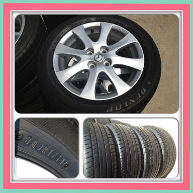 ขายแม็ก Mazda2 ขอบ15 +ยางปี11 ราคา 7,500 บาท ดอกเต็มราคาถูก