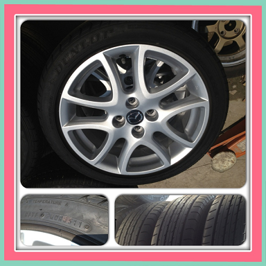 ขายแม็กซ์ขอบ16 Top new Mazda 2 4/100 + ยางปี11 ราคา 10,500 บ.ถูก