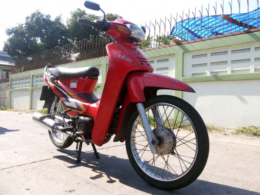 ขออนุญาติขาย HONDA WAVE 100S มือเดียว สีแดง สตาร์ทเท้า