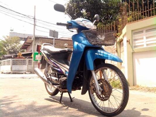 ขออนุญาติขาย  Suzuki Smash Pro 110 cc. มือเดียว สีฟ้าดำ