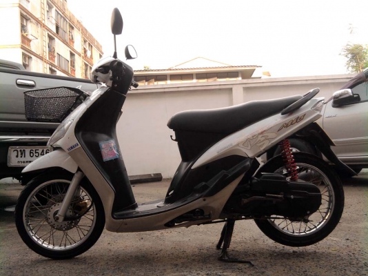 ขออนุญาติขาย YAMAHA MIO 115 cc. มือเดียว ลายจีน สีขาวมุก