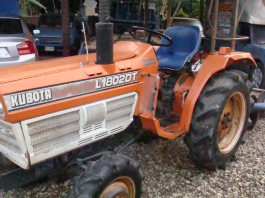 รถไถคูโบต้า 2 เพลา มีผานพรวน 1 ชุด L1802DT
