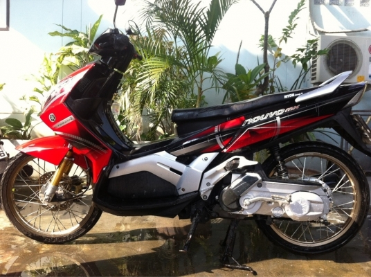 ตัดใจขาย นูโวmxถูกๆ15500เครื่องเดิมเงียบกริบ ภาษีไม่ขาดต่อ ยางหน้าหลังใหม่โทร0825671760