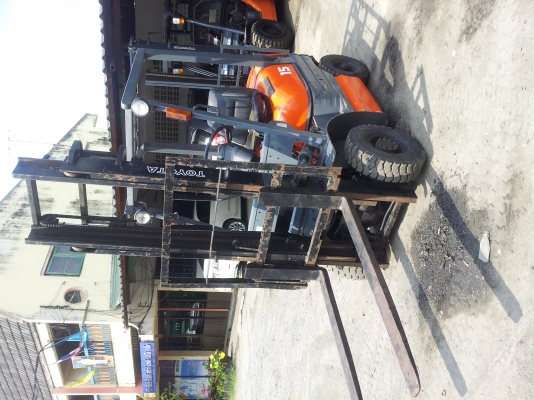 Forklift TOYOTA 6FG15 ENG.5K ยกสูง 4.0 mm.เกียร์ครัชท์ ยางตัน
