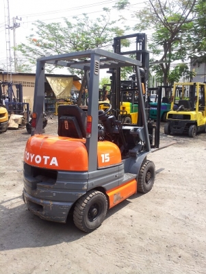 Forklift TOYOTA 6FG15 ENG.5K ยกสูง 4.0 mm.เกียร์ครัชท์ ยางตัน Forklift TOYOTA 6FG15 ENG.5K ยกสูง 4.0 mm.เกียร์ครัชท์ ยางตัน