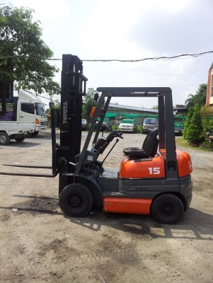 Forklift TOYOTA 6FG15 ENG.5K ยกสูง 4.0 mm.เกียร์ครัชท์ ยางตัน Forklift TOYOTA 6FG15 ENG.5K ยกสูง 4.0 mm.เกียร์ครัชท์ ยางตัน