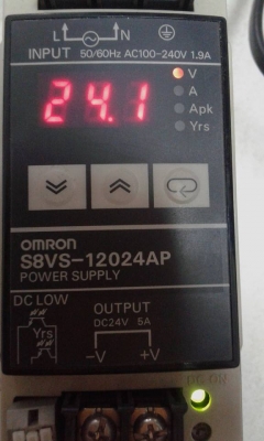 Powersuppy omron 24 v. 5 amp