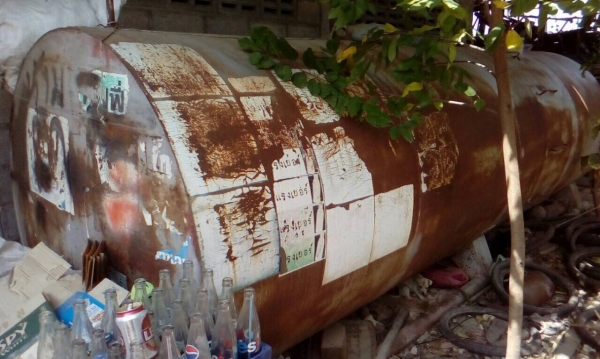 ขายถังน้ำมันดีเซล จุ 10,000ลิตร พร้อมหัวจ่าย ไม่ผุ ไม่รั่ว 85,000บาท