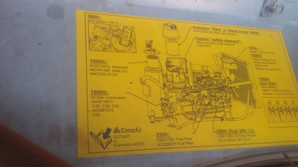 ขายปั๊มลมนำเข้าอังกฤษพร้อมใช้ขนาด134CFM 14 บาร์ ขายปั๊มลมนำเข้าอังกฤษพร้อมใช้ขนาด134CFM 14 บาร์
