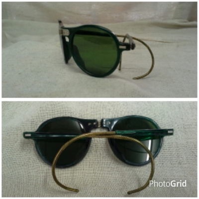 แว่นตาอเมริกันแอนทีค 'นักบินทหารยุคสงครามโลกครั้งที่ 2' Antique WILLSON handmade in USA แว่นตาอเมริกันแอนทีค 'นักบินทหารยุคสงครามโลกครั้งที่ 2' Antique WILLSON handmade in USA