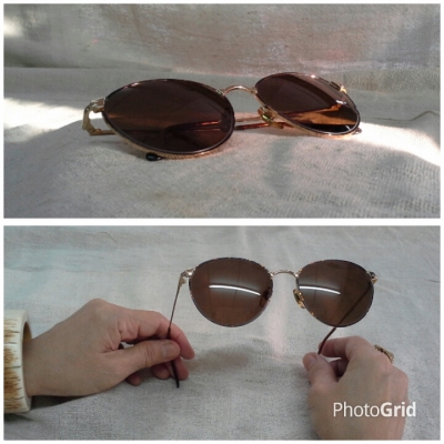 แว่นตาวินเทจ &#039;หยดน้ำ จอห์น เลนนอน&#039; ซุปเปอร์แบรนด์แถวหน้าของโลก Original GIORGIO ARMANI han