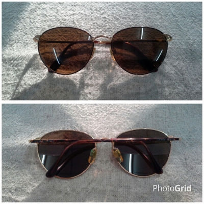 แว่นตาวินเทจ &#039;หยดน้ำ จอห์น เลนนอน&#039; ซุปเปอร์แบรนด์แถวหน้าของโลก Original GIORGIO ARMANI han