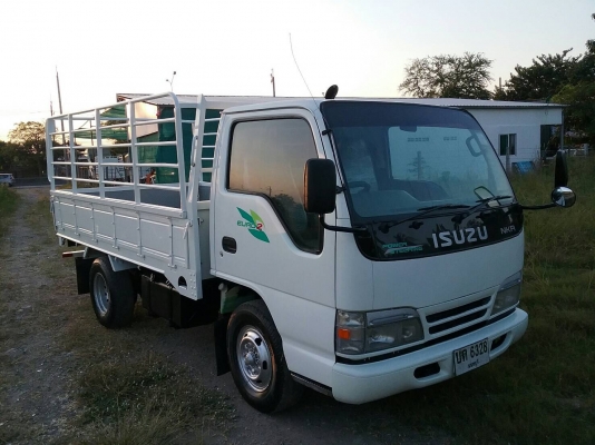 ISUZU NKR 4 ล้อไม่ติดเวลา 120 แรง คัสซีสวย เครื่องดี หัวยกได้ แอร์เย็น กระบะเหล็ก